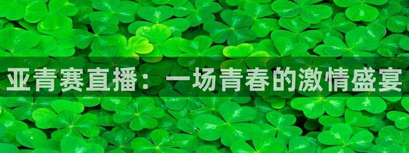 搜球吧8直播：亚青赛直播：一场青春的激情盛宴