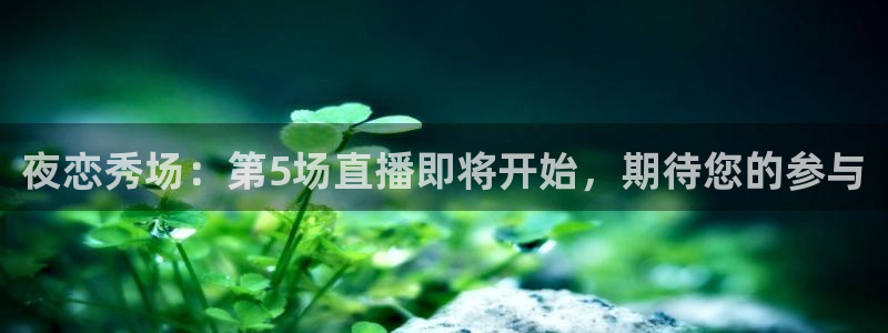 nba直播搜球吧：夜恋秀场：第5场直播即将开始，期待您的参与